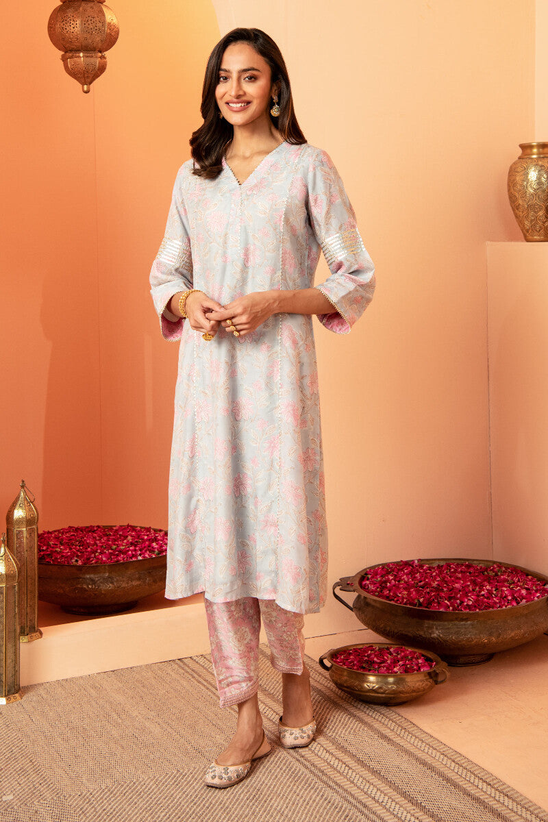 Shirin Zara Sanganeri Modal Kurta