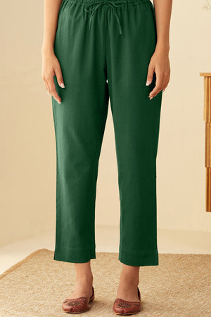 Roza Maira Green Narrow Pants