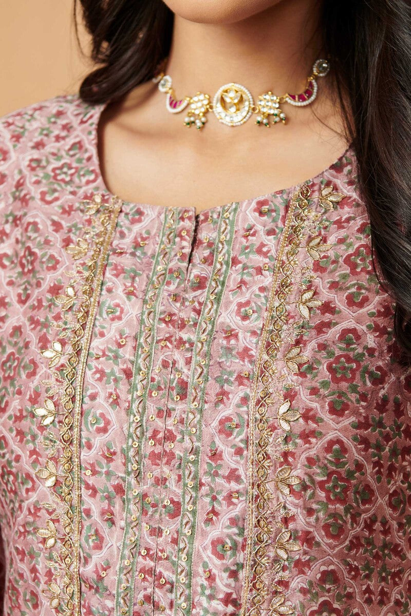 Shirin Zarina Sanganeri Chanderi Kurta