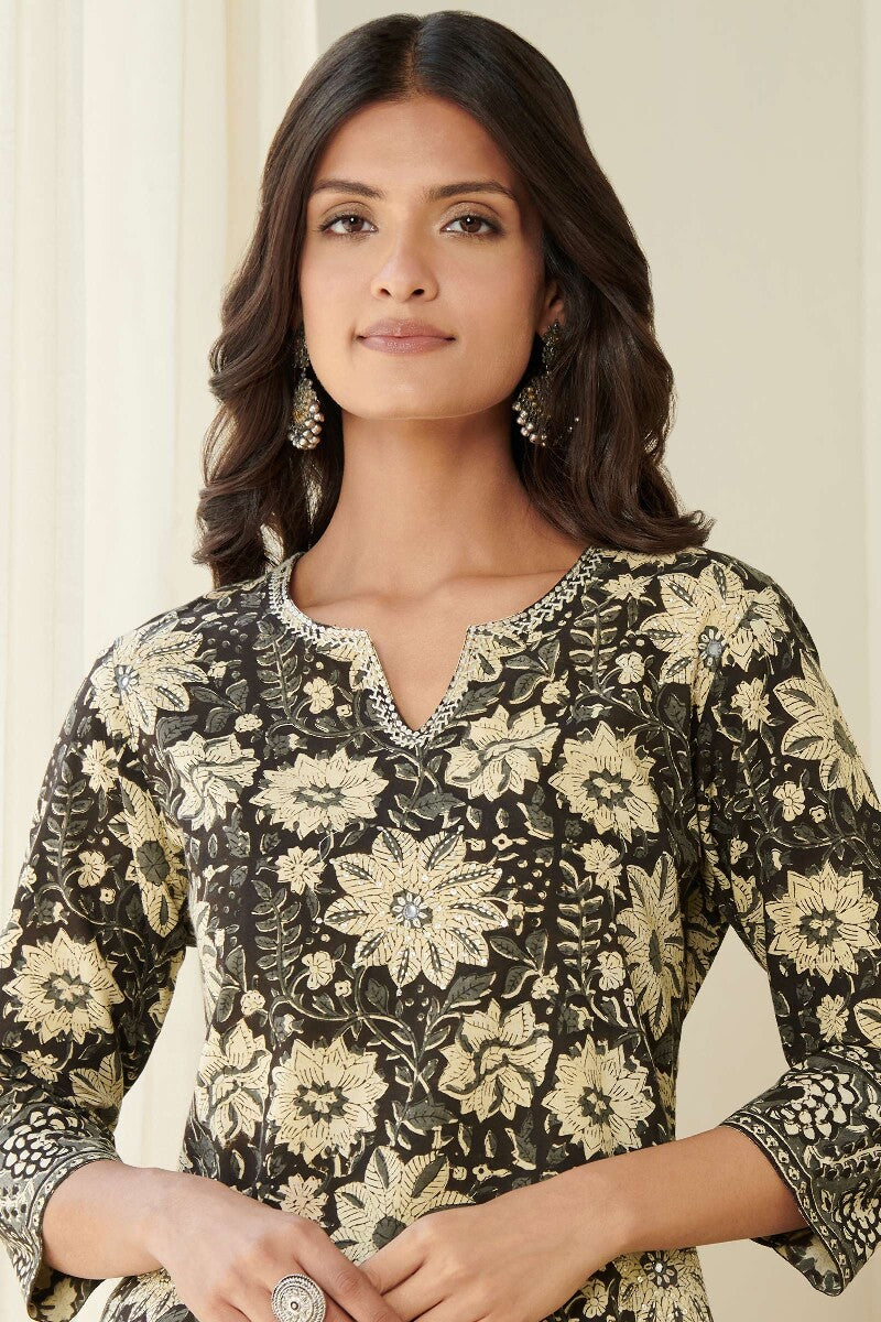 Sehra Nasmina Bagru Kurta