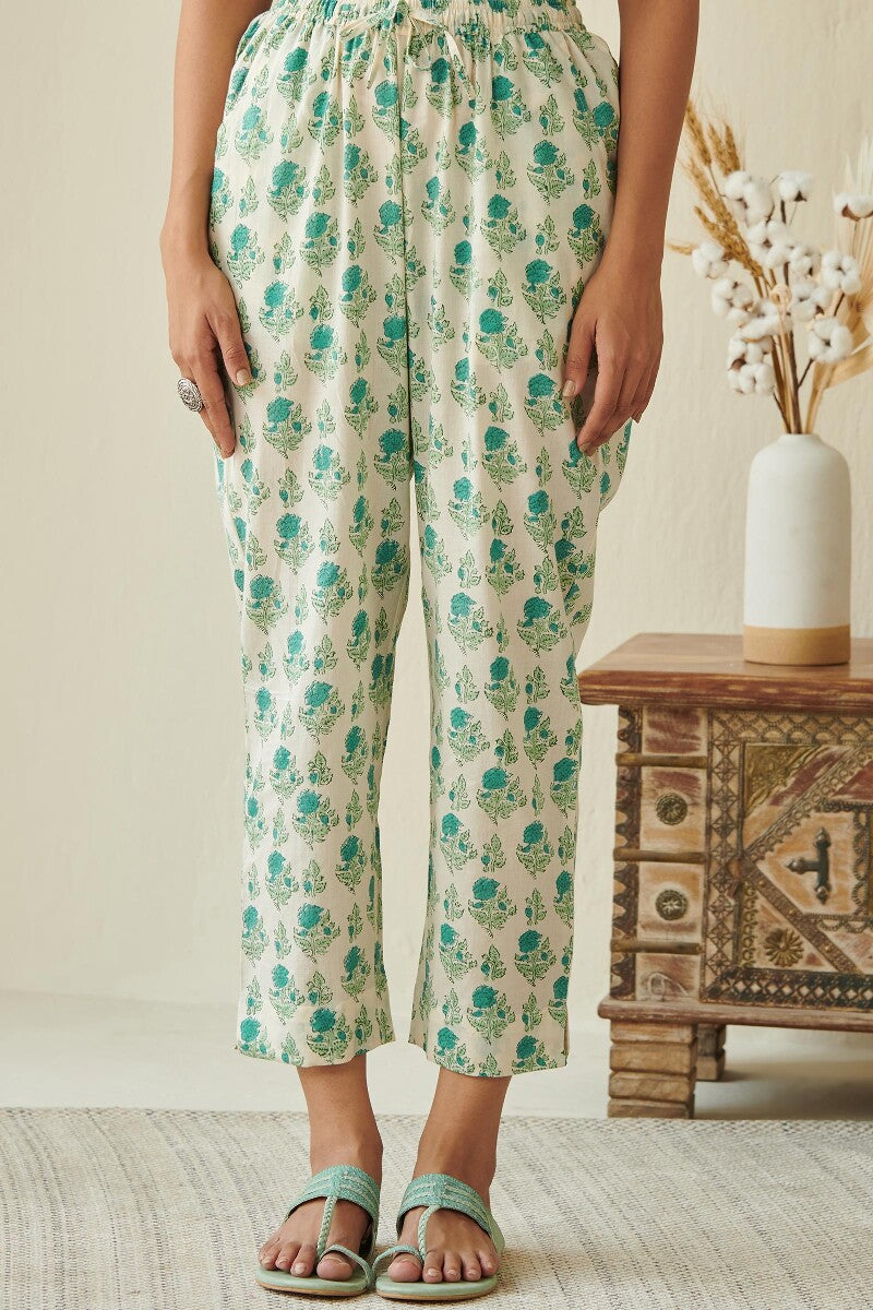 Gulbarg Rumeha Sanganeri Narrow Pants