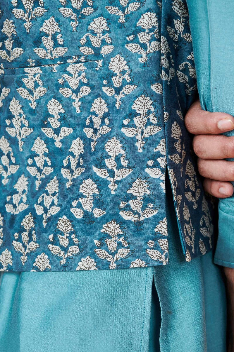 Shirin Zain Chanderi Nehru Jacket