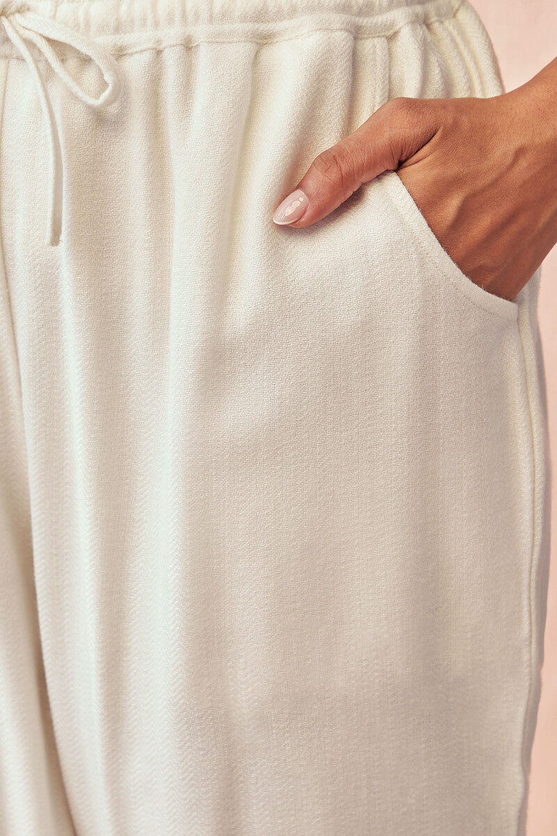 Naadirah Parisa Faux Wool Narrow Pants