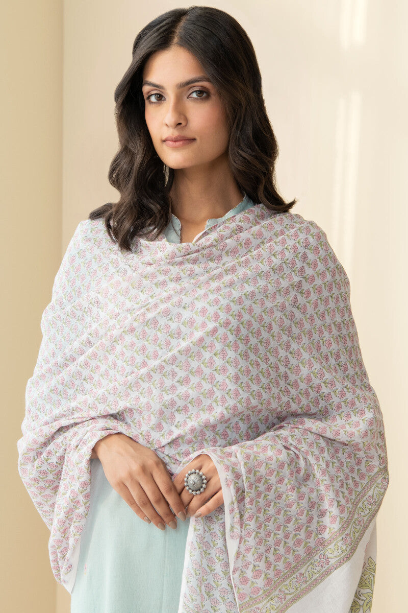 Gulbarg Layla Sanganeri Dupatta