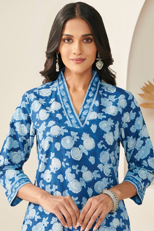 Sehra Amina Indigo Kurta