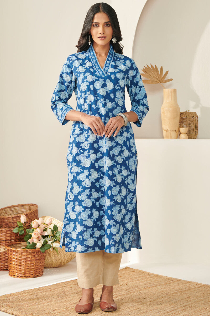 Sehra Amina Indigo Kurta