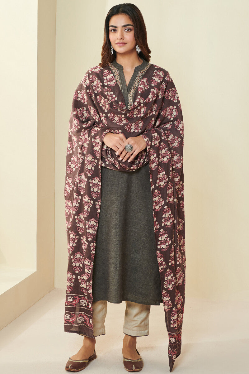 Naadirah Ruhani Faux Wool Narrow Pants