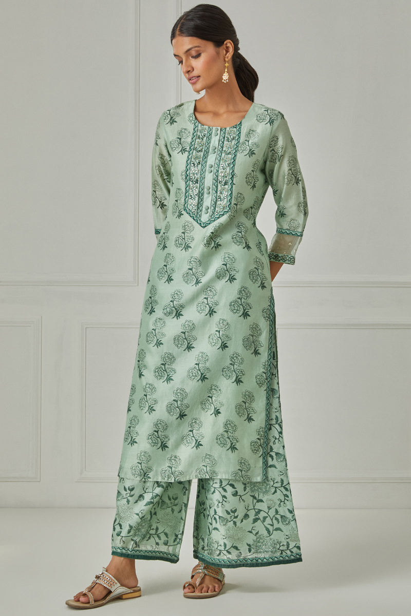 Zubeida Ruksana Chanderi Kurta