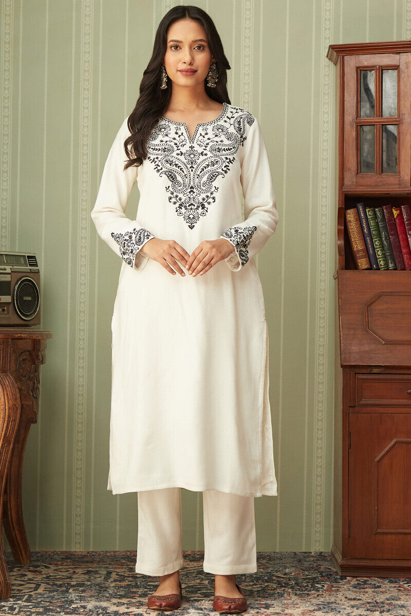 Naadirah Sehreen Faux Wool Kurta