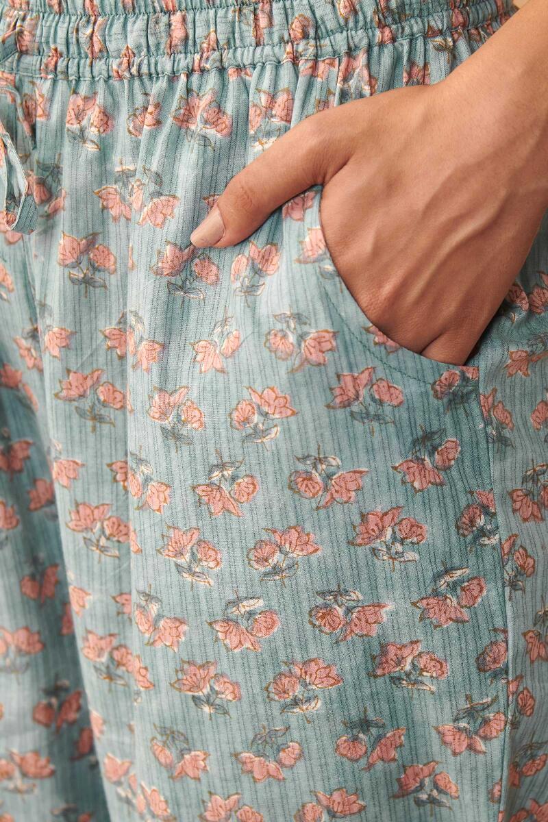 Nasrine Mahi Sanganeri Narrow Pants