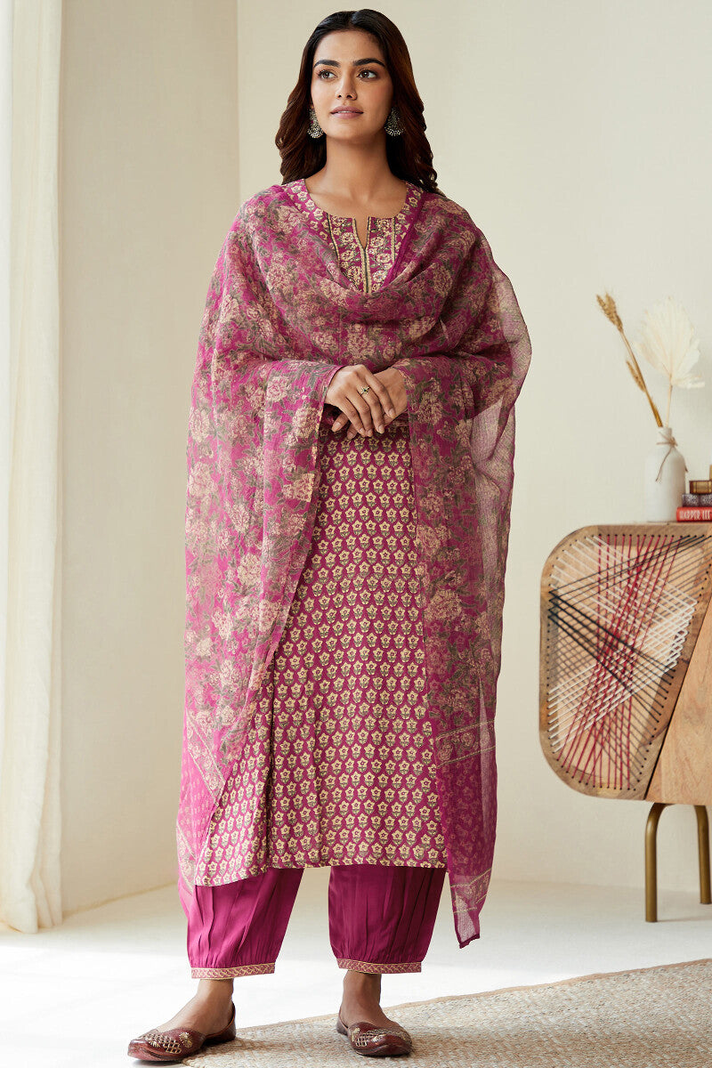 Mehrunissa Zenia Sanganeri Modal Kurta