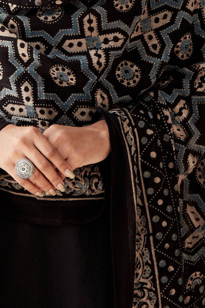 Shirin Zaharaa Ajrak Dupatta