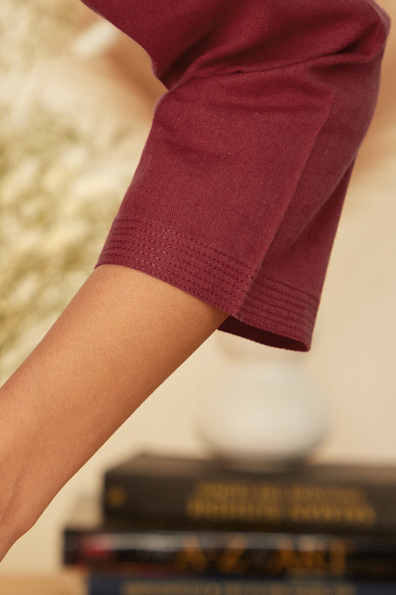 Roza Seher Red Kurta