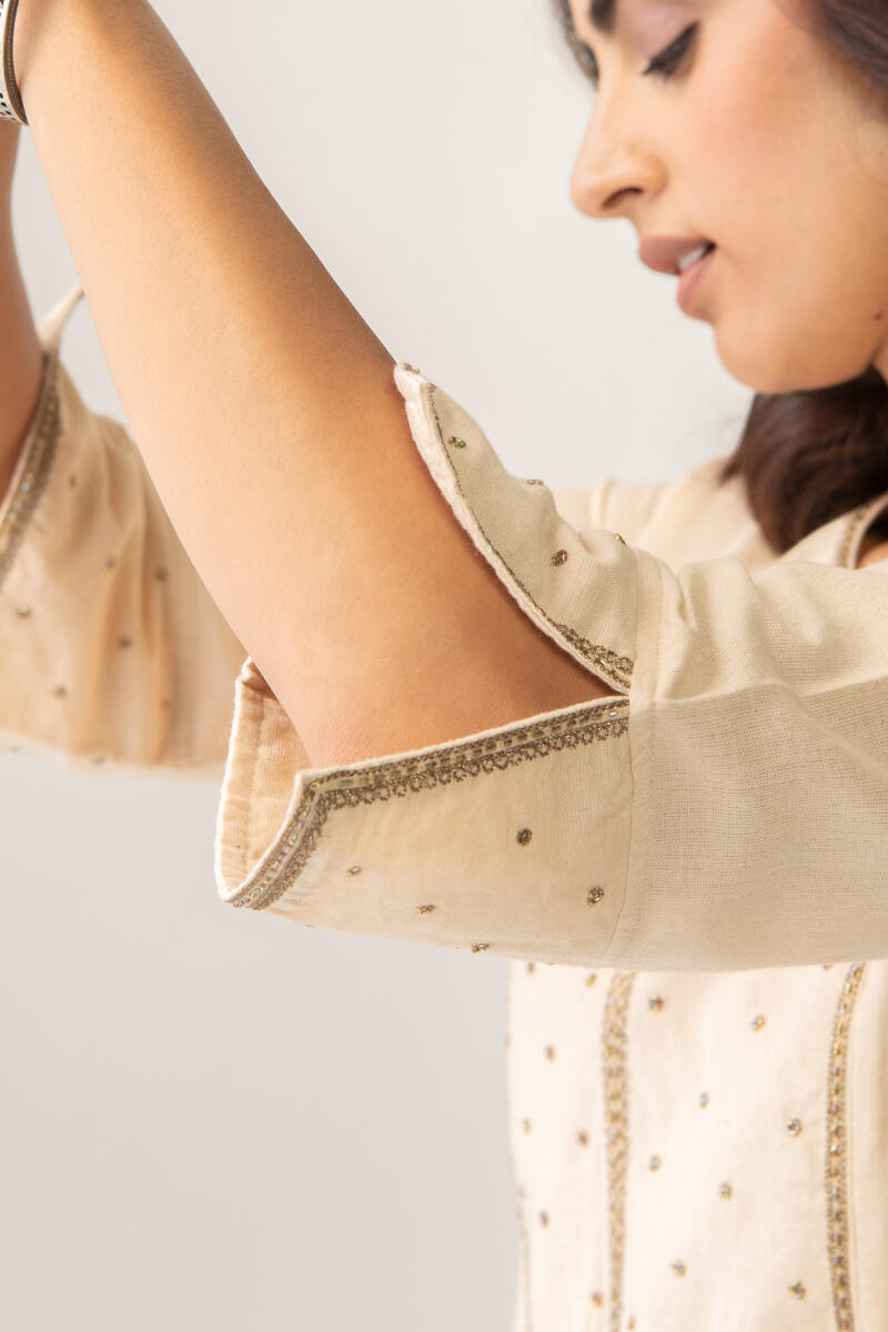 Mirza Jasmine Handloom Kurta