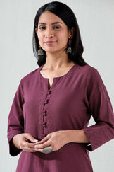 Nasrine Rehmat Pink Handloom Kurta