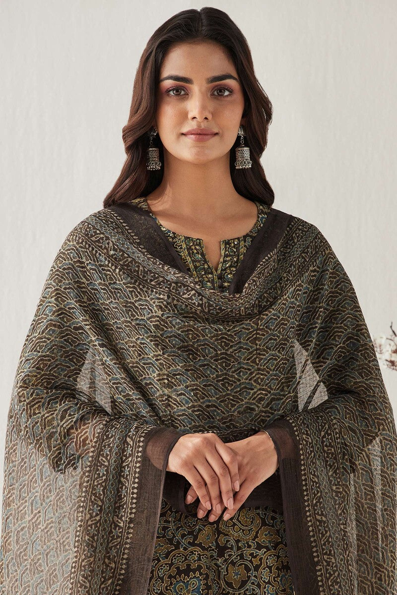 Sehra Zahira Ajrak Kota Dupatta