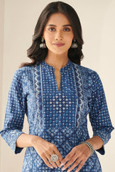 Sehra Nusrat Indigo Kurta