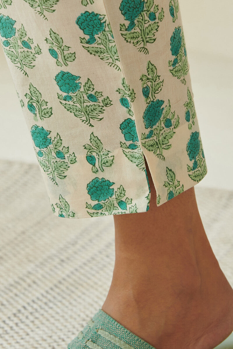 Gulbarg Rumeha Sanganeri Narrow Pants