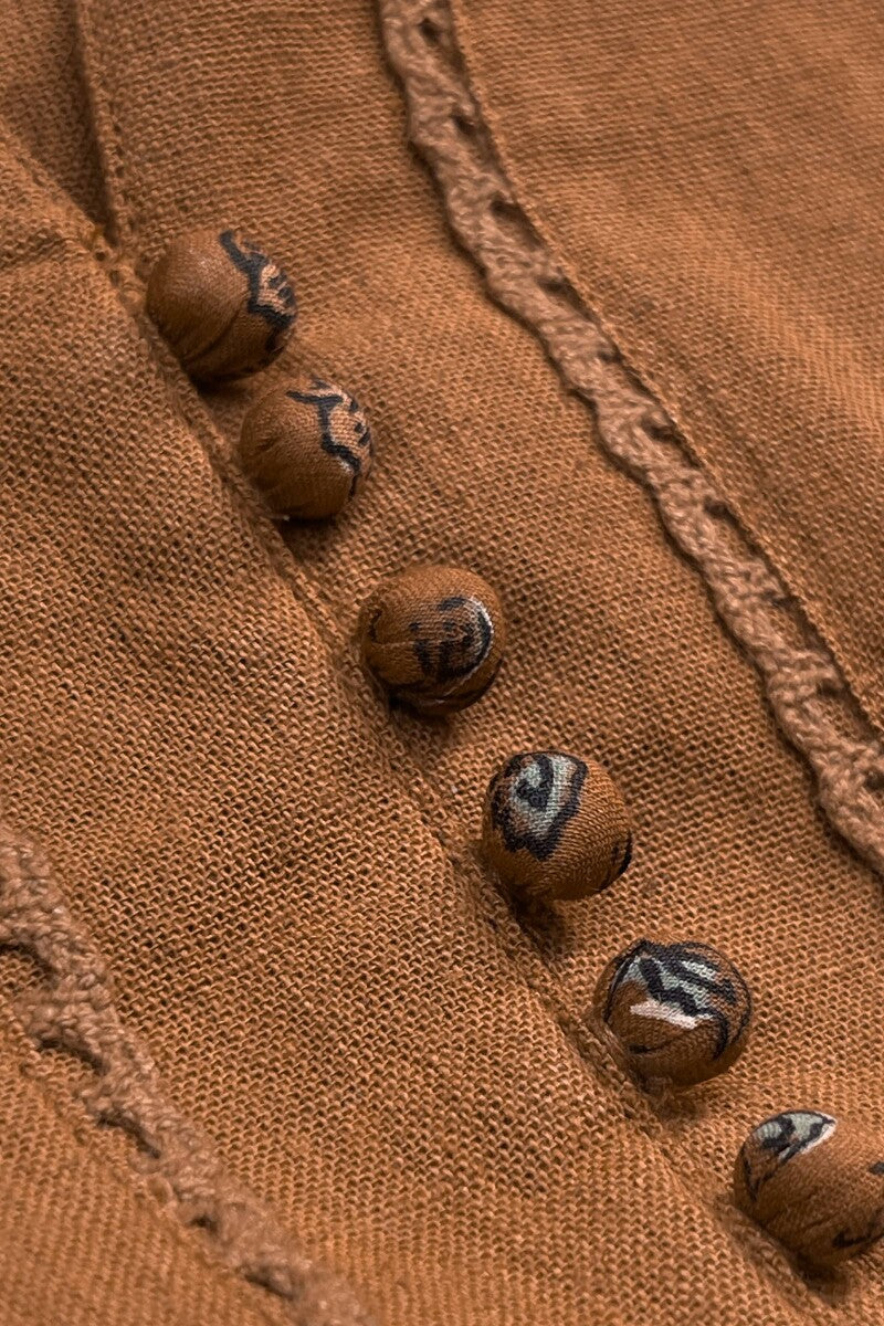 Roza Seher Brown Kurta