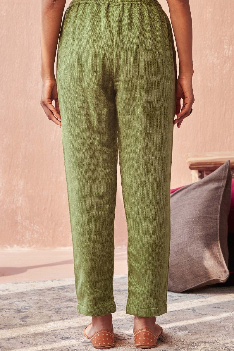 Naadirah Kiara Faux Wool Narrow Pants