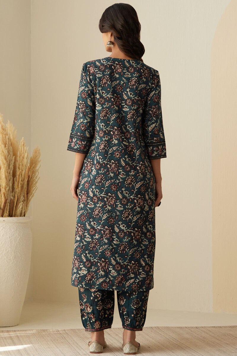 Sehra Zoya Bagru Kurta