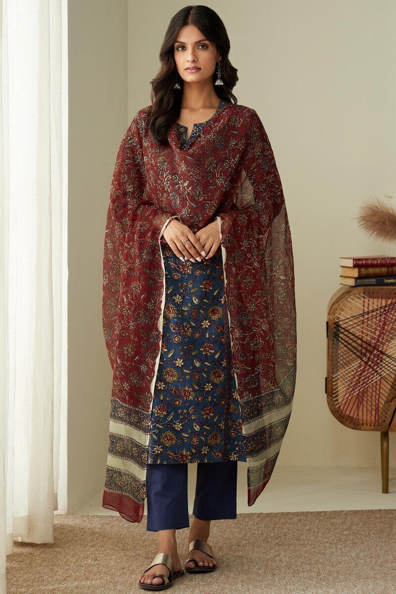 Sehra Kaira Bagru Kurta