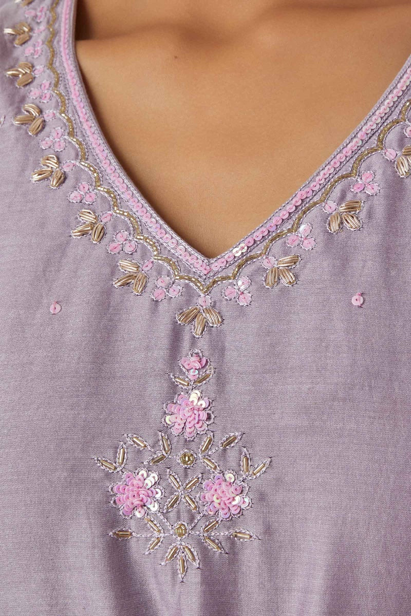 Sanaa Amaira Chanderi Kurta