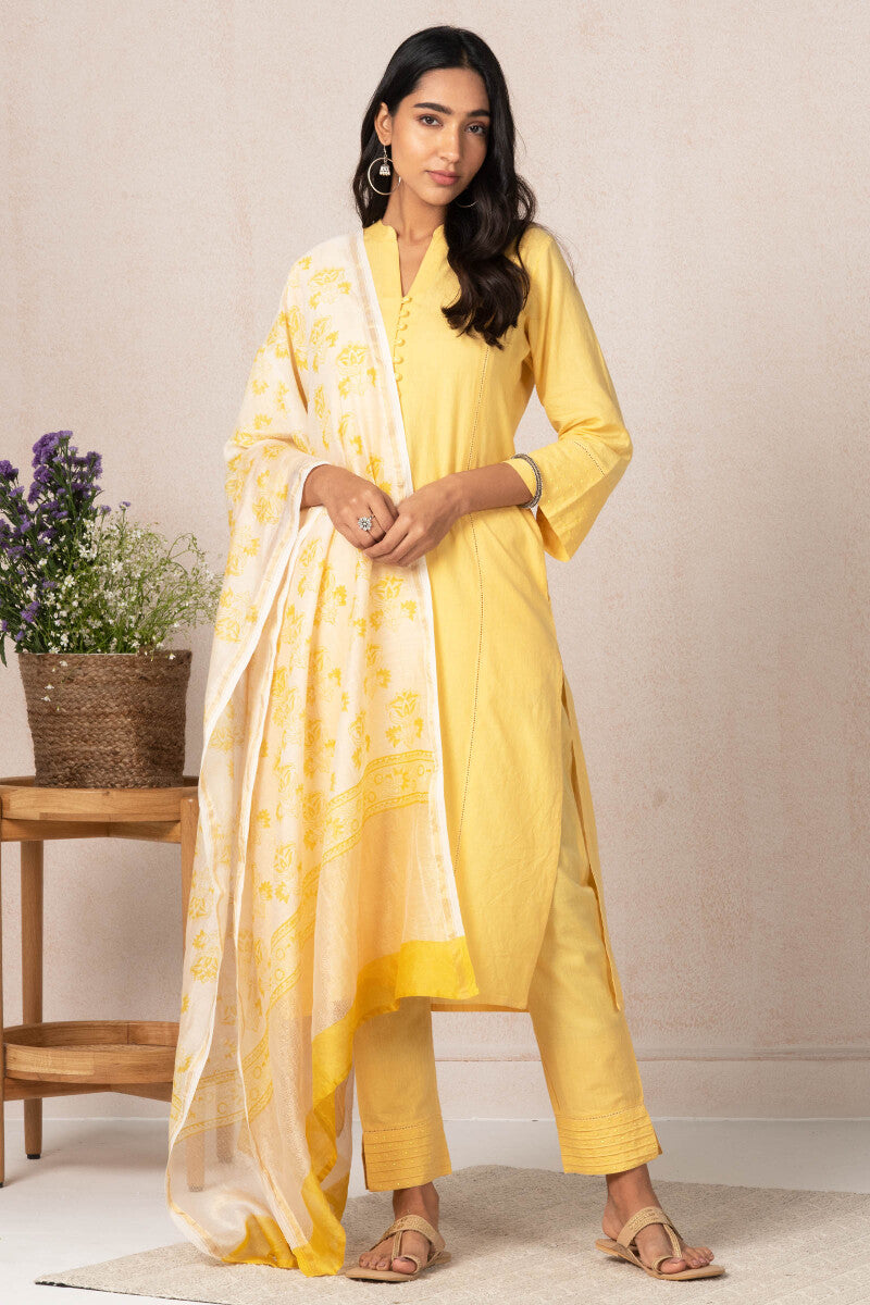 Nasrine Zohra Sanganeri Chanderi Dupatta