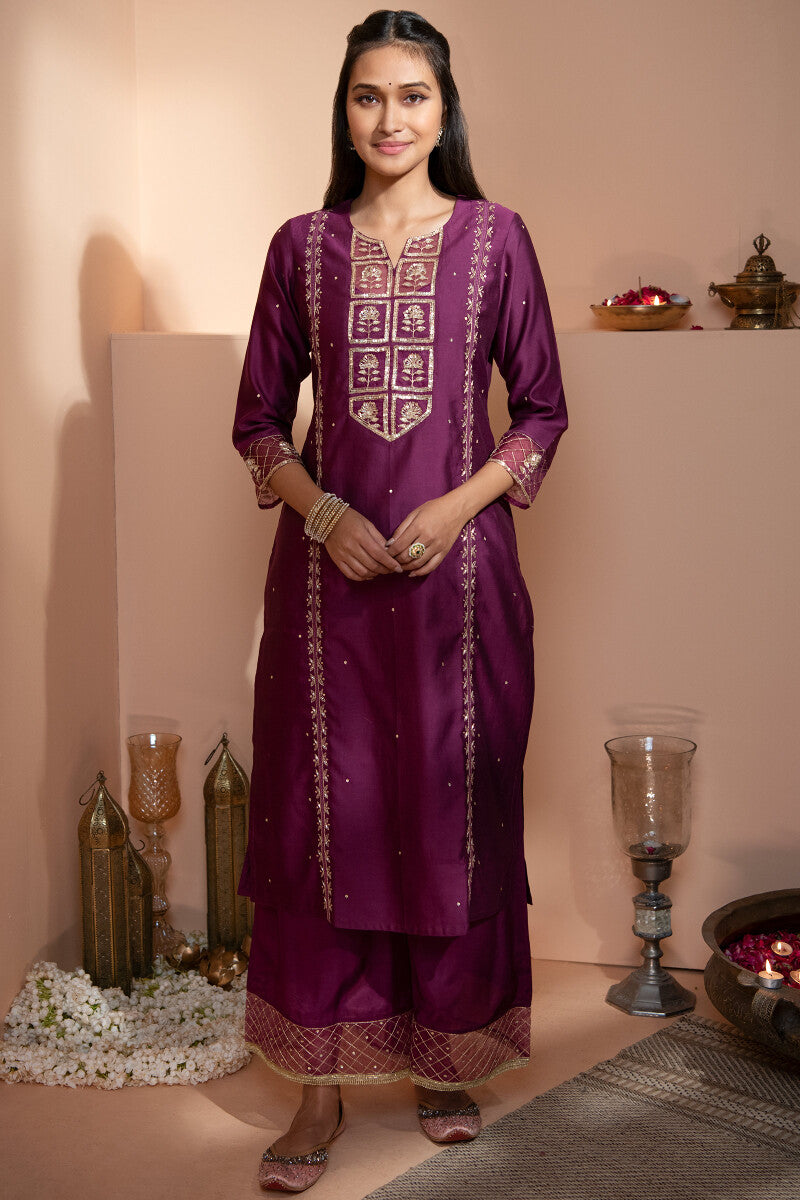 Shirin Suhana Chanderi Kurta