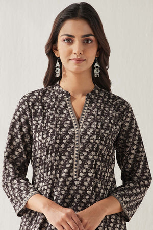 Sehra Mehak Bagru Kurta