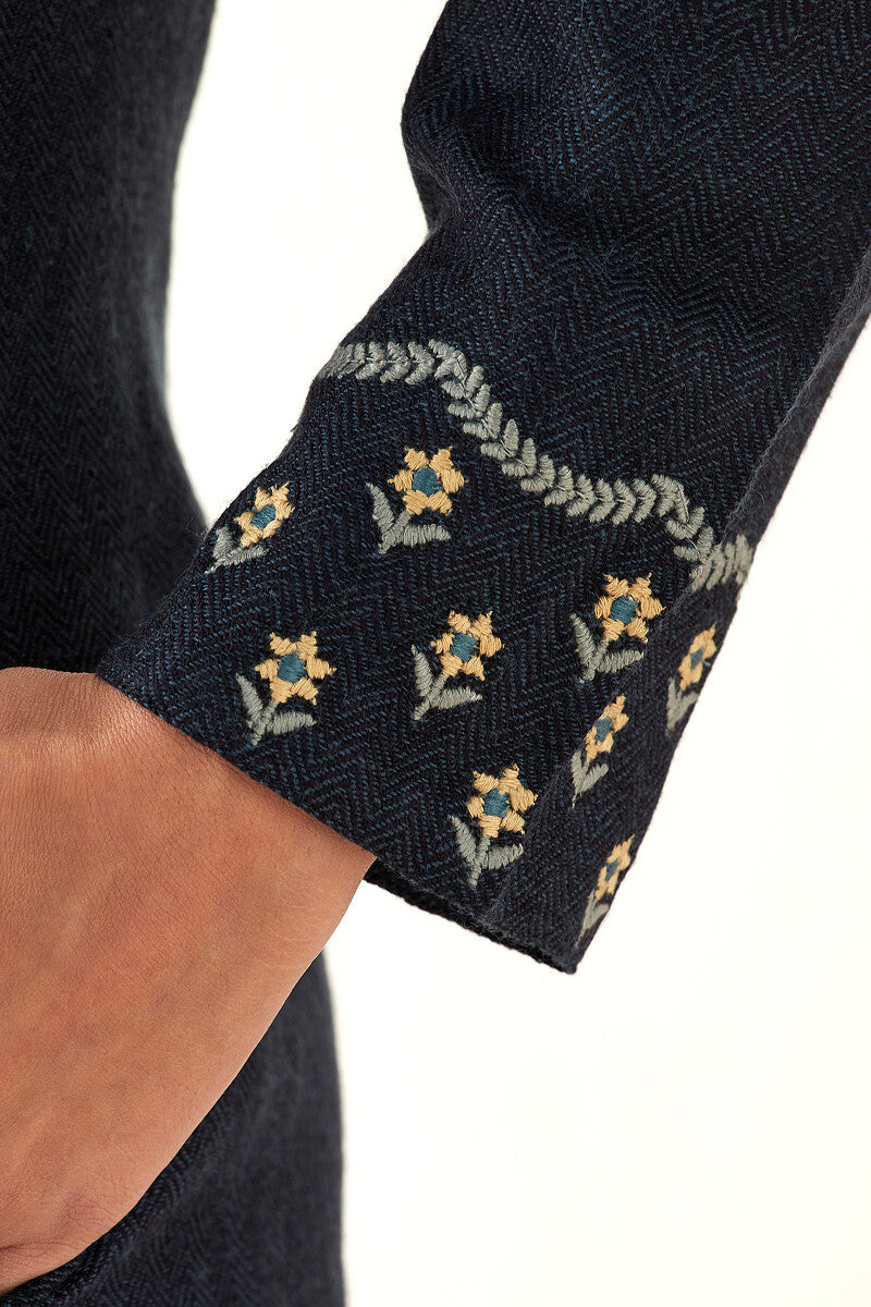 Naadirah Farheen Faux Wool Handloom Kurta