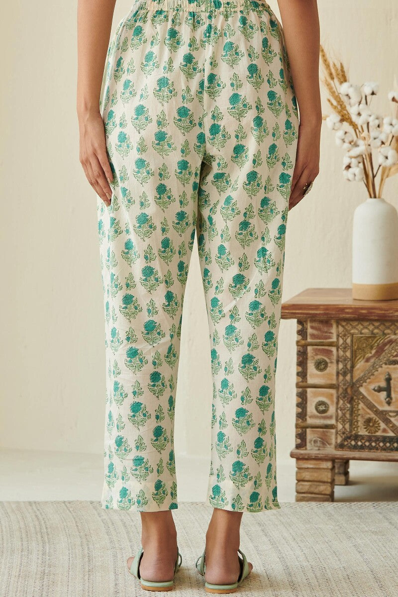 Gulbarg Rumeha Sanganeri Narrow Pants