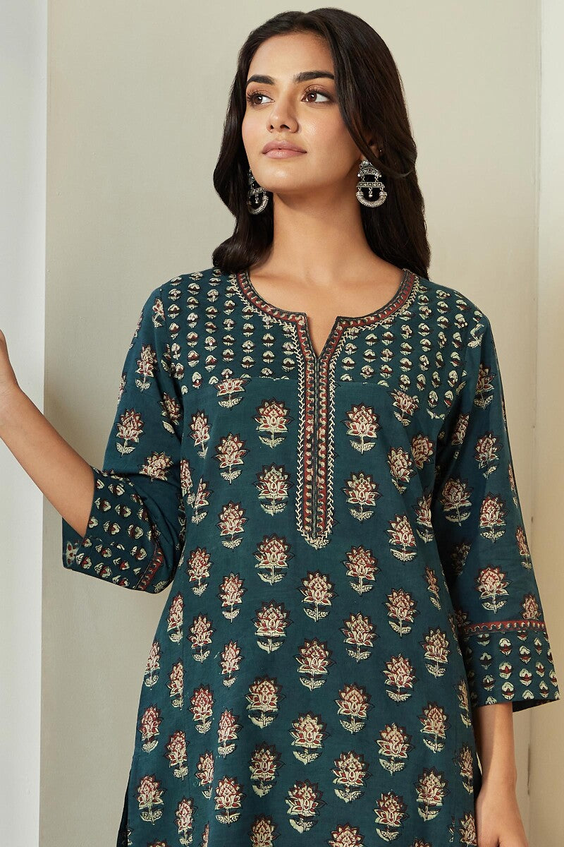 Sehra Kiara Bagru Kurta