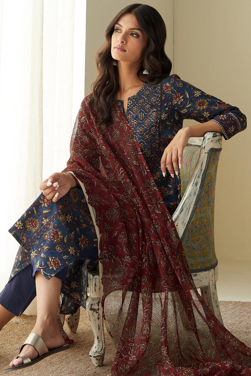Sehra Kaira Bagru Kurta
