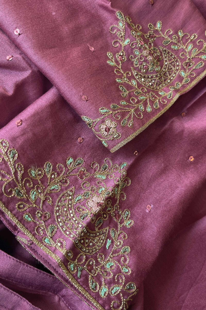 Shirin Aiza Chanderi Kurta