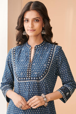Sehra Simar Bagru Kurta
