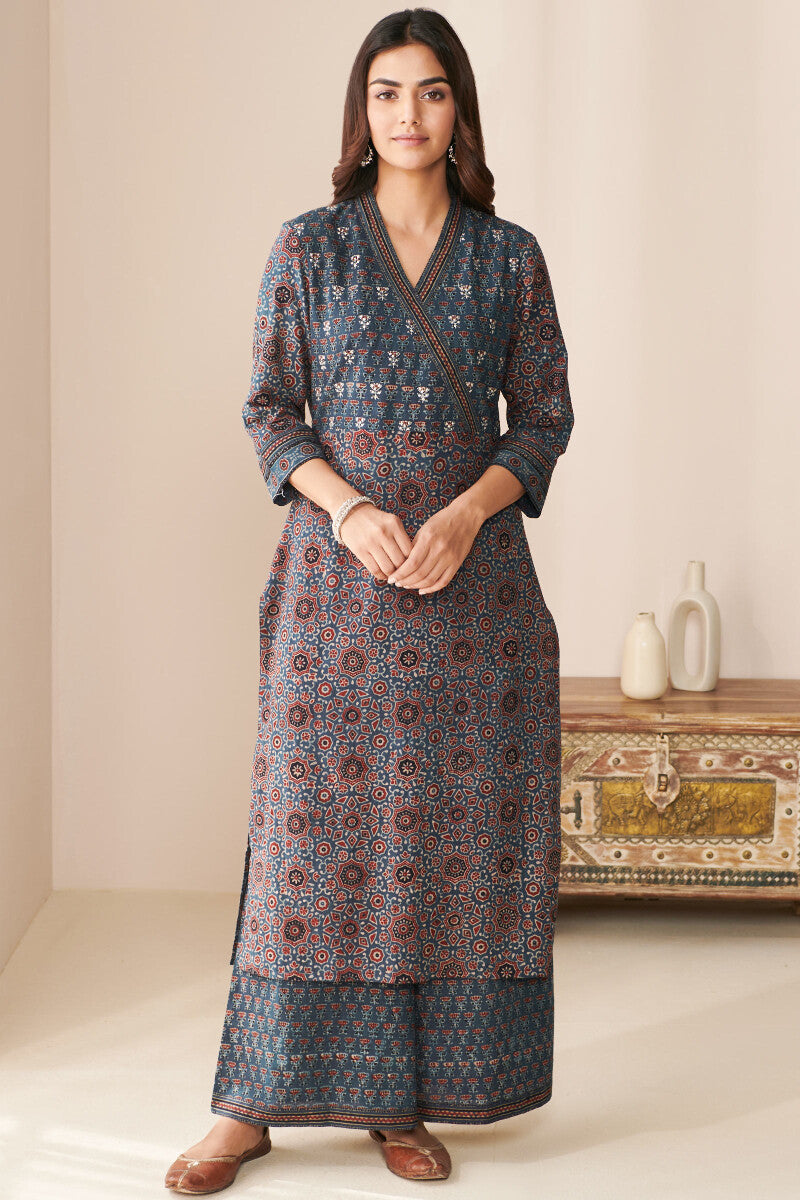 Sehra Mahek Ajrak Kurta