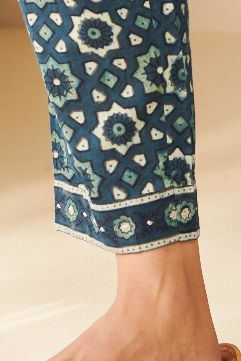 Sehra Zara Ajrak Narrow Pants