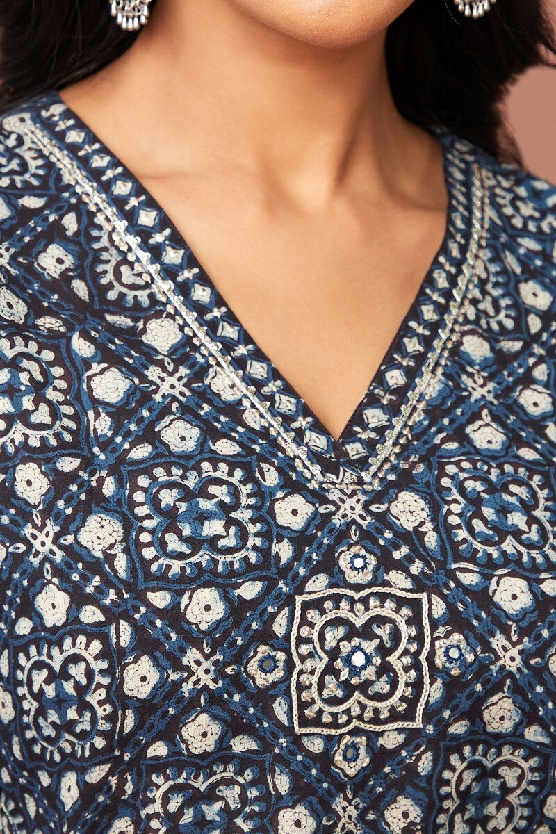 Sehra Saima Bagru Kurta