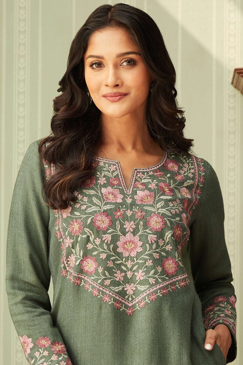 Naadirah Jahan Faux Wool Kurta