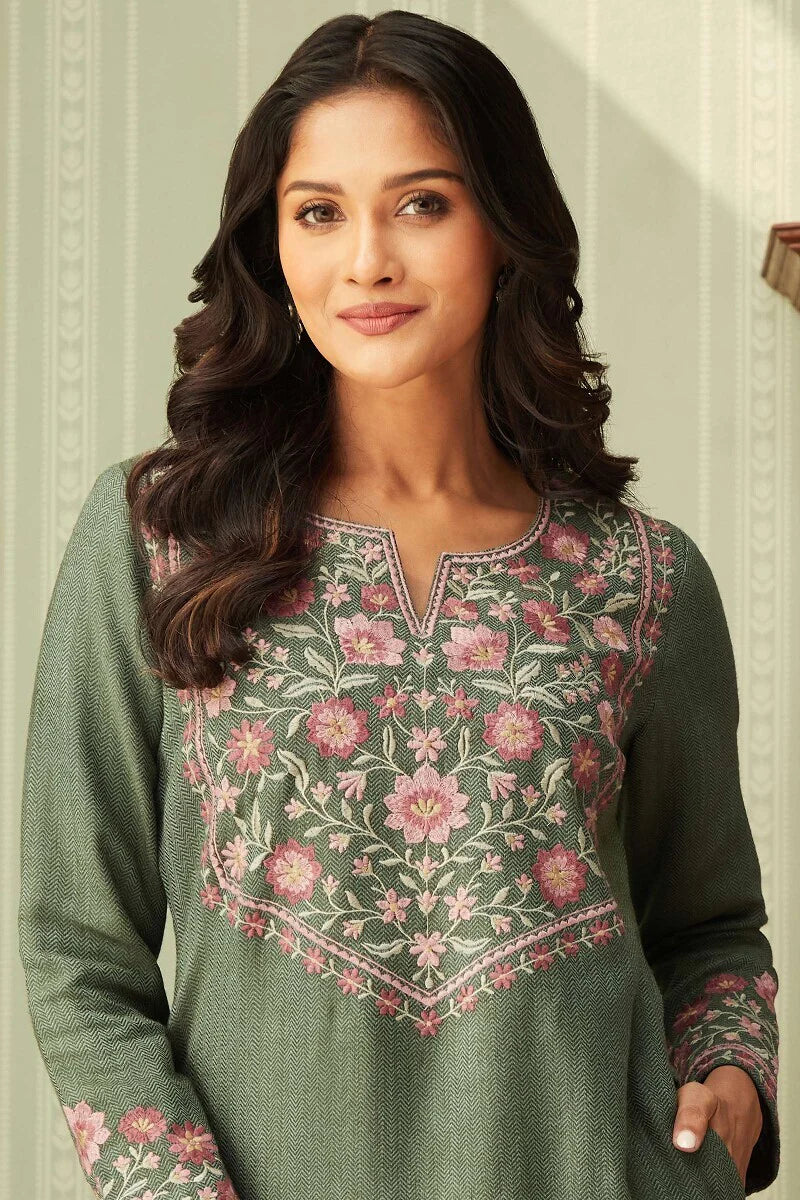 Naadirah Jahan Faux Wool Kurta