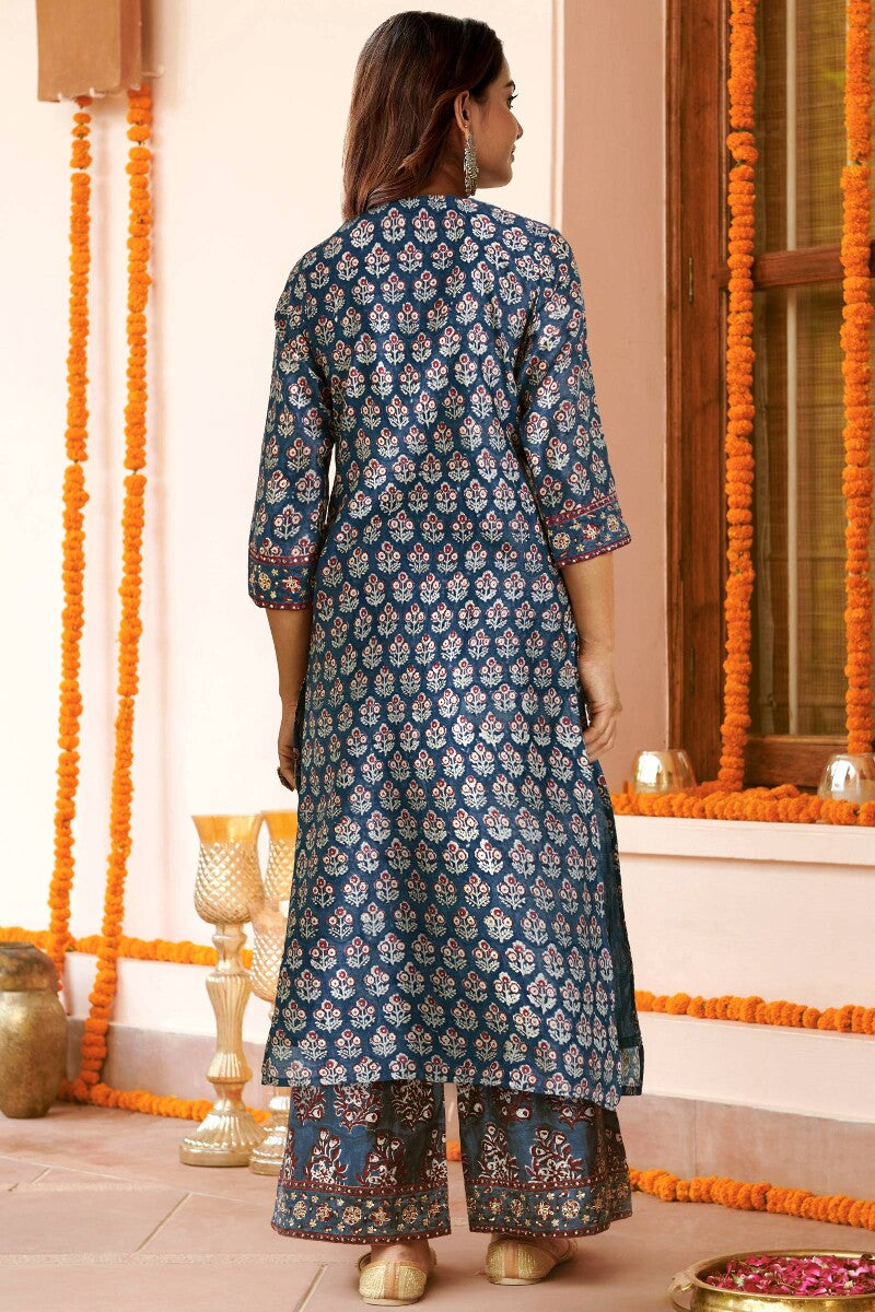 Mehrunissa Zunaira Chanderi Kurta