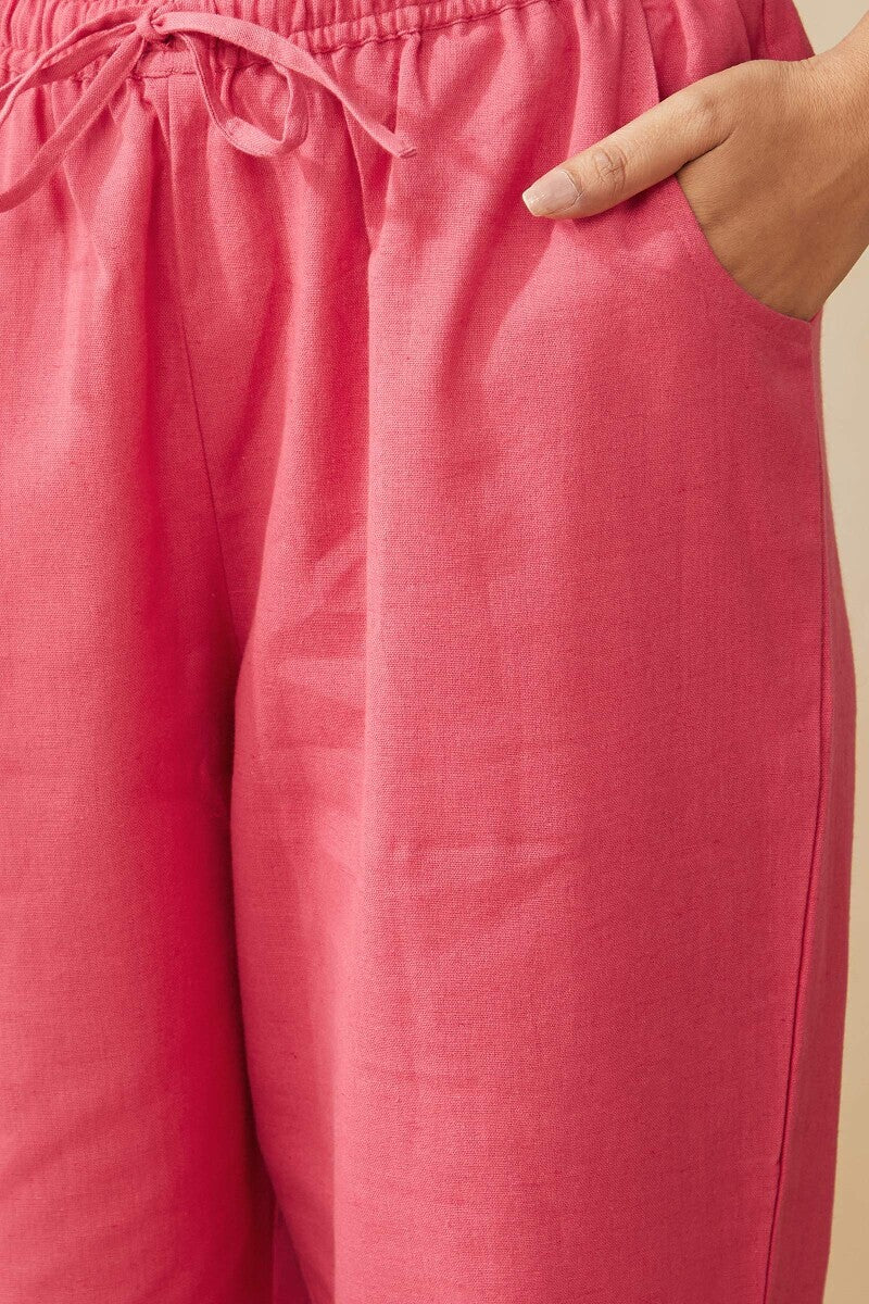 Roza Zoya Pink Narrow Pants