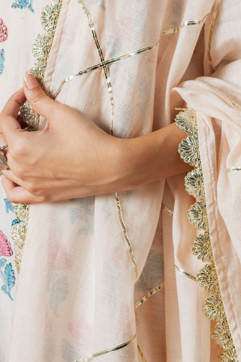 Gul Bano Mahira Cotton Silk Dupatta