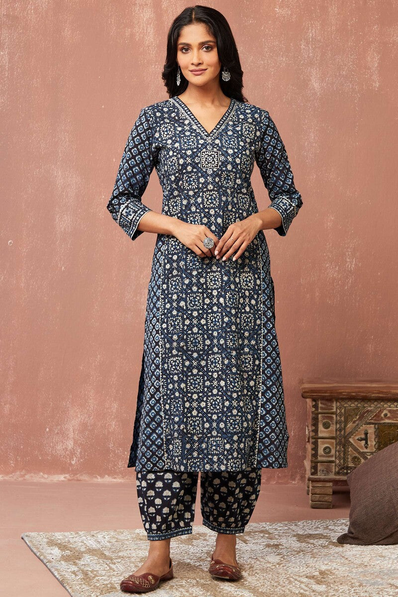 Sehra Saima Bagru Kurta