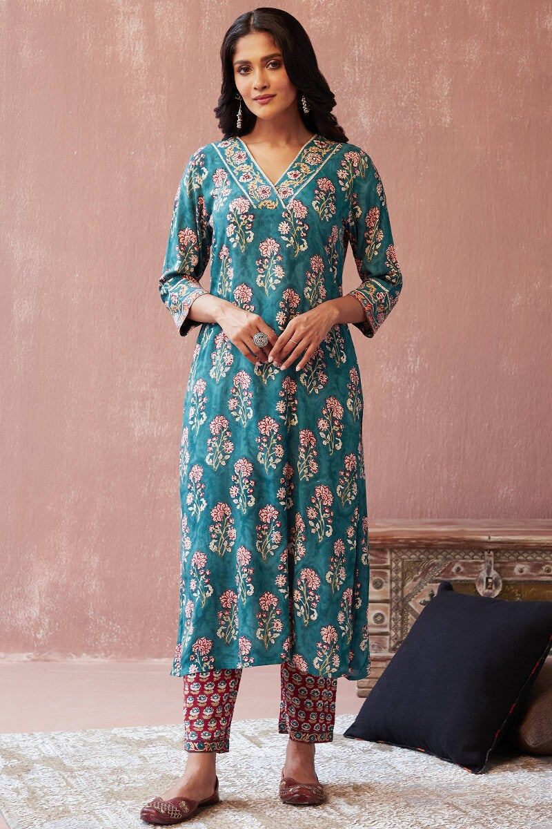 Gauhar Nitya Sanganeri Kurta