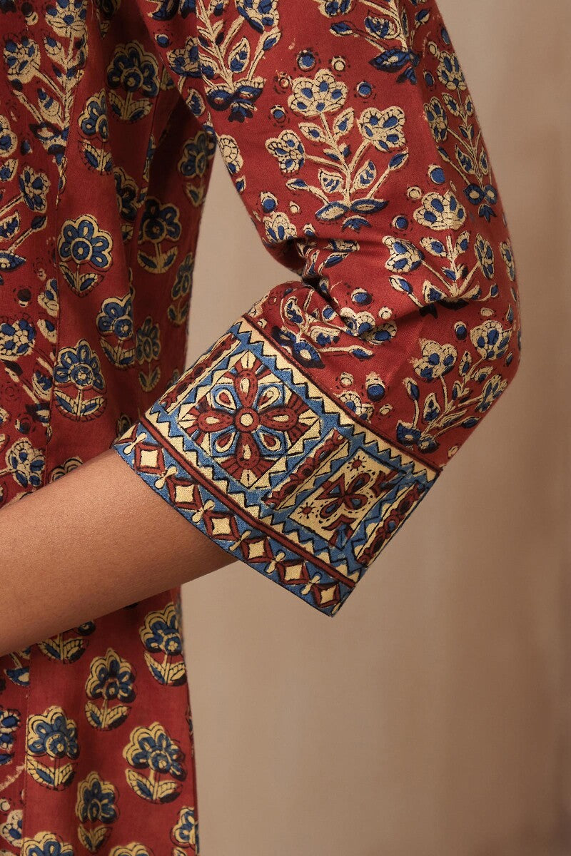 Sehra Sehreen Bagru Kurta