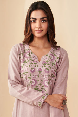 Naadirah Sameera Faux Wool Handloom Kurta