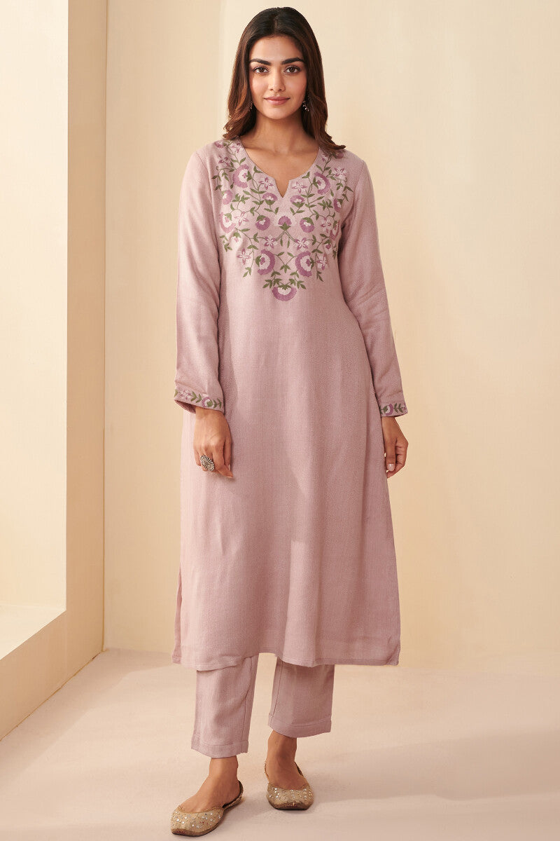 Naadirah Sameera Faux Wool Handloom Kurta