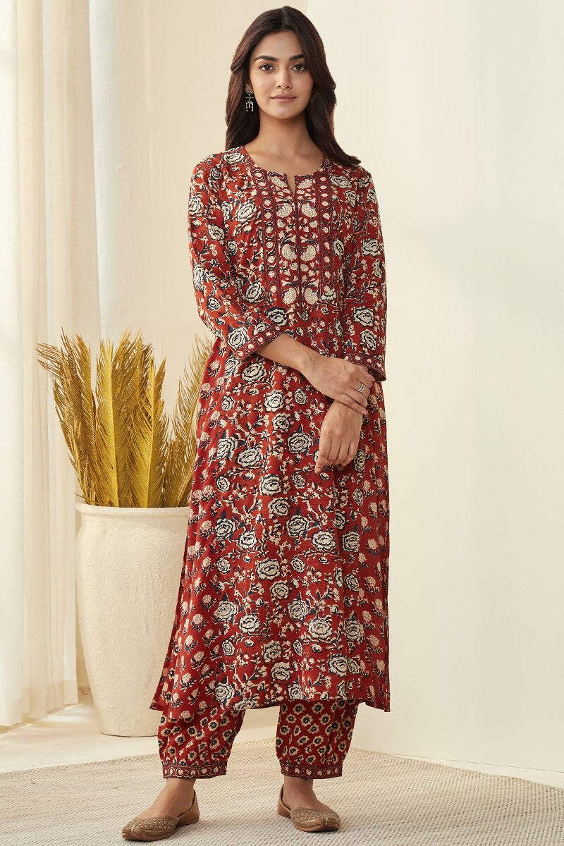 Sehra Rahima Bagru Kurta
